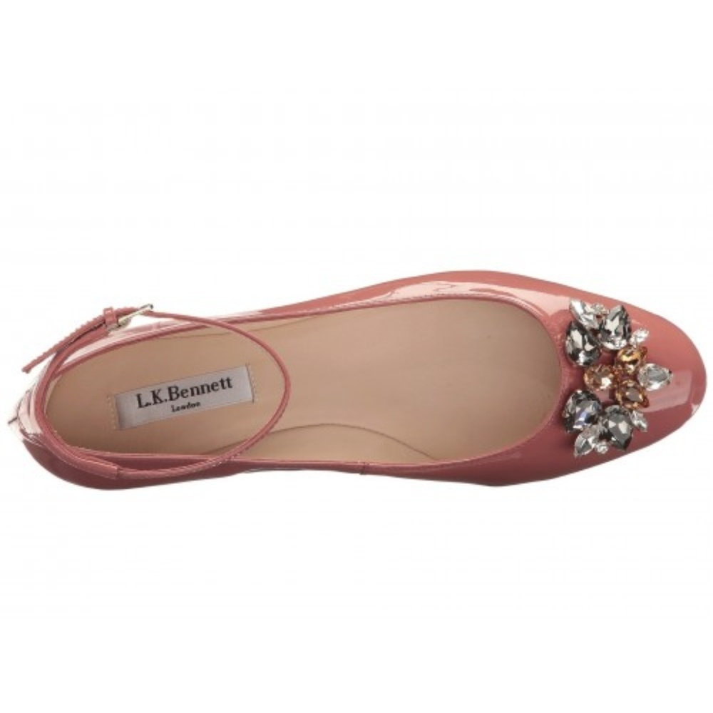 LK Bennett Flats with jewel embellishment PINK